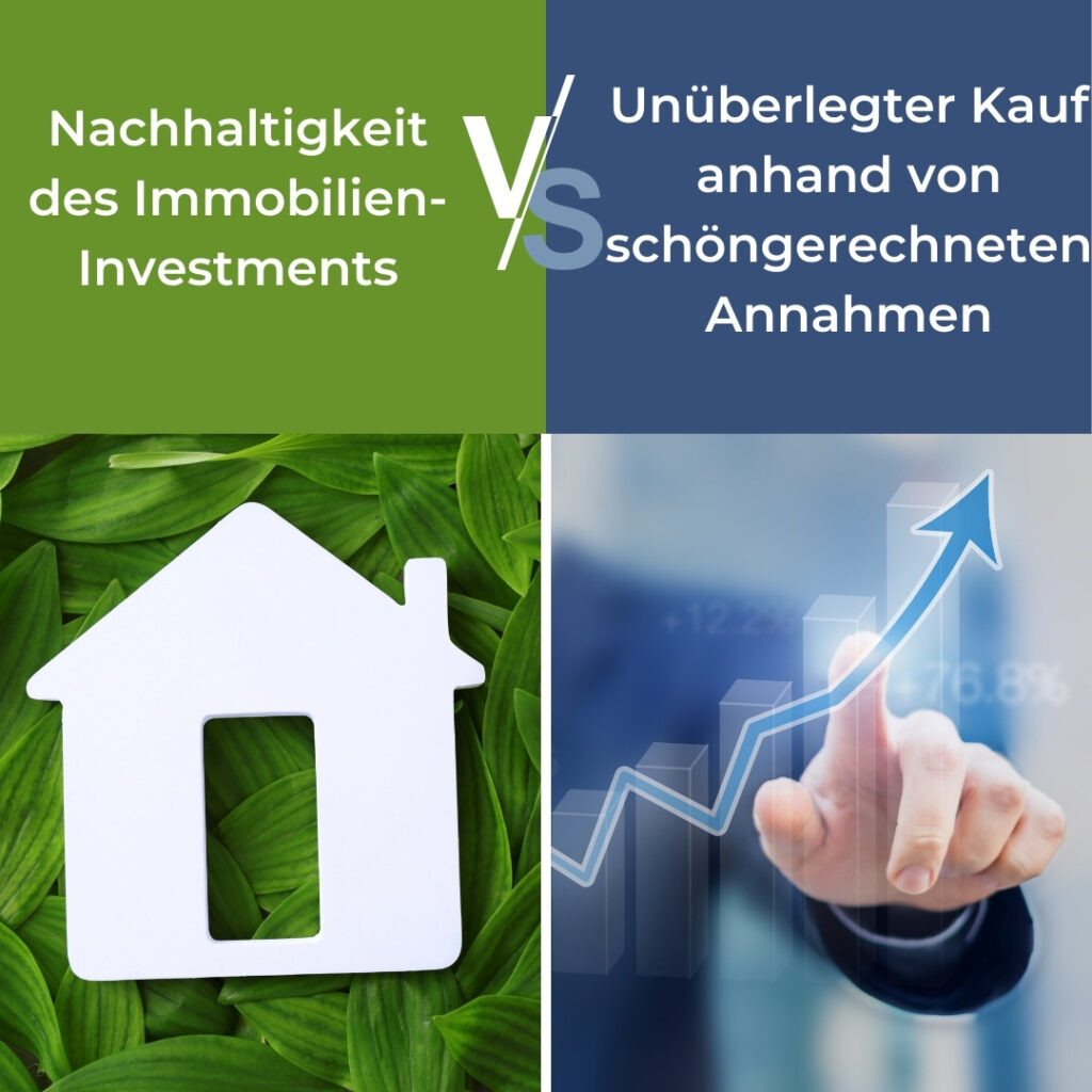 PREIV Immobilien GmbH_Nachhaltigkeit des Immobilien-Investments vs. Unüberlegter Kauf