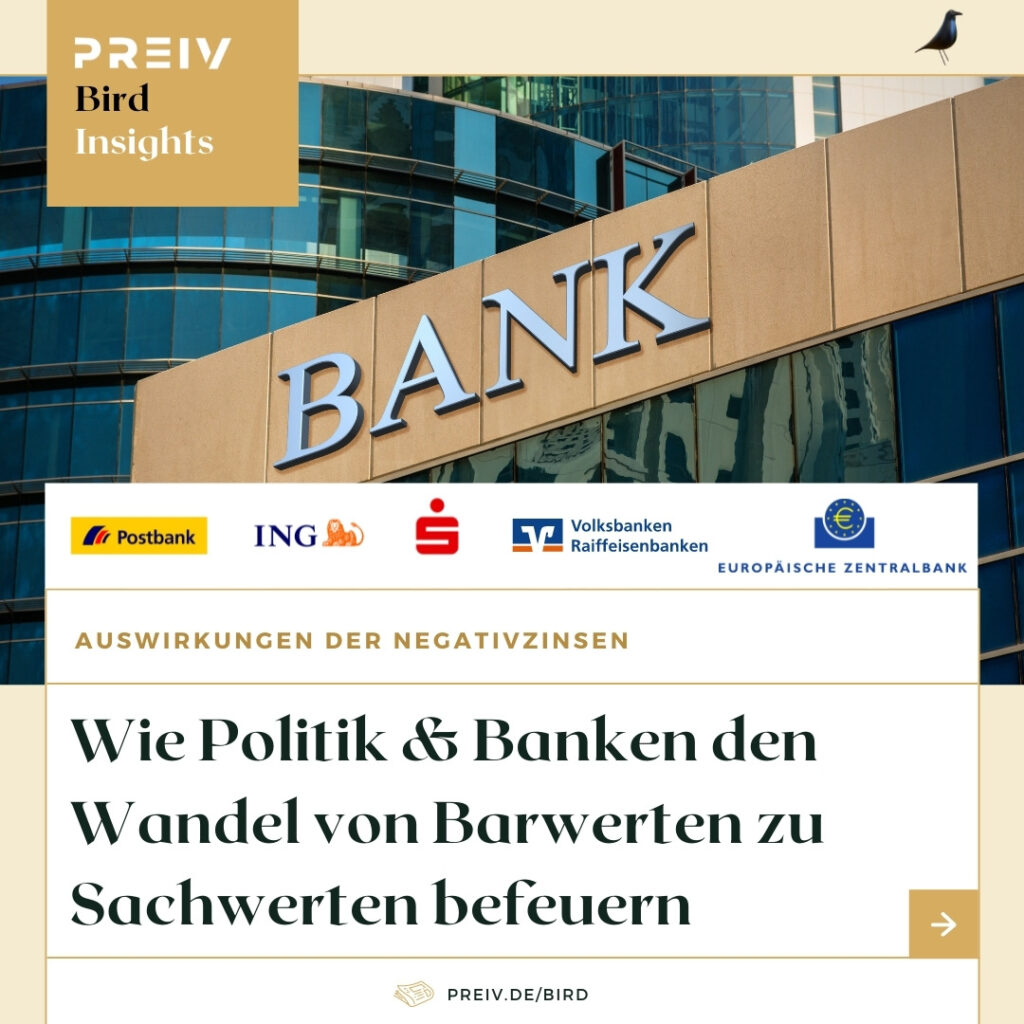 PREIV Immobilien GmbH_Immobilien Investments_Immobilien als Kapitalanlage_Negativzinsen_EZB_Sparkasse_Postbank_ING